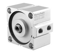Heschen Cilindro pneumatico compatto in alluminio, SDA 100-20, foro 100mm, corsa 20mm, PT3/8 '' dimensione porta, doppio effetto