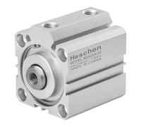 Heschen Cilindro pneumatico compatto in alluminio SDA 50-40 Foro: 50 mm Corsa 40 mm 1/4 PT Dimensioni porta doppio effetto