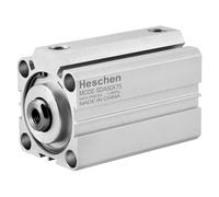 Heschen Cilindro pneumatico compatto in alluminio SDA 50-75 Foro: 50 mm Corsa 75 mm 1/4 PT Dimensioni porta doppio effetto