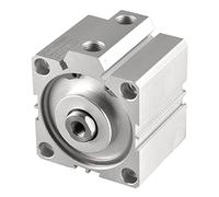 Heschen Cilindro Pneumatico Compatto in Alluminio, SDA 63-30, alesaggio 63mm, Corsa 30mm, Attacco PT1/4'', Doppio Effetto