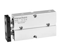 Heschen Cilindro pneumatico pneumatico, TN16-40 (TDA16-40), foro 16mm, corsa 40mm, cilindro pneumatico in alluminio a doppio effetto a doppio effetto, con magnete