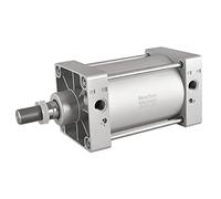 Heschen Cilindro Pneumatico Standard, SC 125-100, PT1/2'' Porta, Alesaggio 125mm, Corsa 100mm, Doppio Effetto