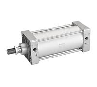 Heschen Cilindro Pneumatico Standard, SC 125-200, PT1/2'' Porta, Alesaggio 125mm, Corsa 200mm, Doppio Effetto