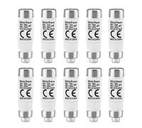 Heschen Collegamenti di fusibile neozed in ceramica, Link fusibile tipo D0, D01, 16A 400VAC, tipo gL/gG, confezione da 10