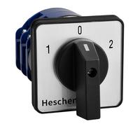 Heschen Commutatore rotativo a camma, LW28-125/D202.2, 125A 660VAC, 2 fasi, ON/OFF/ON 3 posizioni, 8 terminali