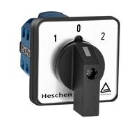 Heschen Commutatore rotativo universale a camme, SZW26-20/D303.3, 660V 20A, ON-OFF-ON 3 Posizioni, 3 Fase, 12 Terminali, CE