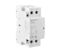 Heschen Contattore CA domestico, CT1-63, Ie 63A 2 poli Due normalmente aperti, CA 12V Tensione bobina, 35mm Montaggio su guida DIN