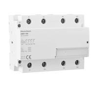 Heschen Contattore CA domestico, HSR1-100, Ie 100A, 4 poli, quattro normalmente chiusi, Tensione bobina AC 220V, Montaggio su guida DIN 35mm