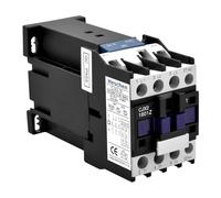 Heschen Contattore CC, CJX2-1801, Bobina DC24V 50Hz, 3P, 3 Poli, Normalmente Chiuso, Ie 18A, Ue 380V