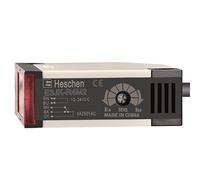 Heschen E3JK-R4M2 Interruttore fotoelettrico, CC 12-24 V, tipologia di attivazione a riflesso, a distanza di rilevamento: 4 m con pannello riflettore