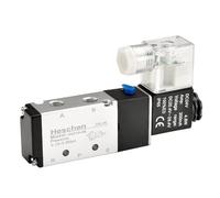 Heschen Elettrovalvola pneumatica 4V210-06 24VDC PT1/8 5 vie 2 posizioni singola bobina pilotata CE