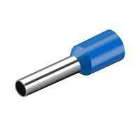 Heschen estremità del cavo terminale E2510 AWG 14/2.5 mm², filo di rame Crimp connettore isolato in vinile, blu, confezione da 1000
