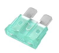 Heschen - Fusibile a lama standard ATC-30 per auto e camion, da 30 A, colore verde smeraldo, confezione da 50 pezzi