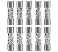 Heschen Fusibile fotovoltaico solare DC1000V, fusibili fotovoltaici, collegamento fusibile tipo gPV, HSPV-30, 10 * 38mm, 15A 1000VDC, I1 33kA, per protezione del sistema solare fotovoltaico, 10 pezzi