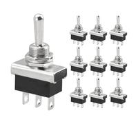 Heschen Interruttore A Bilanciere, Metallico E Robusto, KN3D-103, 25A 12V, SPDT On/Off/On, 3 Posizioni, 3 Pin, Per Spia Di Automobile (10)