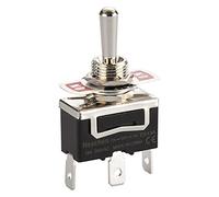 Heschen interruttore a levetta in metallo, C513A, SPDT, mantenuto ON/OFF/ON, 3 posizioni, 15A 250VAC, 3 tab terminale, CE