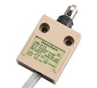 Heschen Interruttore di finecorsa precablato compatto, HS-3113, stantuffo sigillato, 1NO 1NC, SPDT, tipo momentaneo, AC250V 5A, IP67 impermeabile