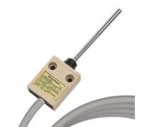 Heschen Interruttore di finecorsa precablato compatto, HS-3168, asta in acciaio inossidabile con molla elicoidale sigillata, 1NO 1NC, SPDT, tipo momentaneo, AC250V 5A, impermeabile IP67