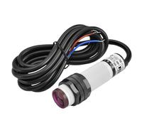 Heschen Interruttore di prossimità fotoelettrico a infrarossi a colonna M18, tipo di riflessione diffusa, E3F-DS30P1, distanza di rilevamento 10-30CM, 10-30VDC 200mA, PNP normalmente aperto, 3 fili