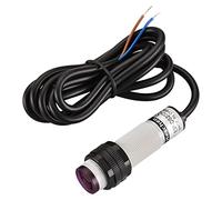 Heschen Interruttore di prossimità fotoelettrico a infrarossi a colonna M18, tipo di riflessione diffusa, E3F-DS200Y2, distanza di rilevamento 10-200CM, 90-250VAC 400mA, normalmente chiuso, 2 fili