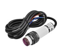 Heschen Interruttore di prossimità fotoelettrico a infrarossi a colonna M18, tipo di riflessione diffusa, E3F-DS30P2, distanza di rilevamento 10-30CM, 10-30VDC 200mA, PNP normalmente chiuso, 3 fili