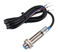 Heschen Interruttore induttivo del sensore di prossimità M12, tipo di schermo, LJ12A3-2-Z/AX, rivelatore 2mm, 10-30VDC 200mA, NPN normalmente chiuso (NC), lunghezza del cavo 200cm, 3 fili