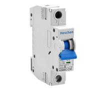 Heschen Interruttore miniaturizzato HSB6C, corrente 32Amp, 1 polo, tipo C, capacità di rottura 6kA, montaggio su guida DIN