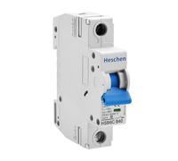 Heschen Interruttore miniaturizzato HSB6C, corrente 40Amp, 1 polo, tipo B, capacità di rottura 6kA, montaggio su guida DIN