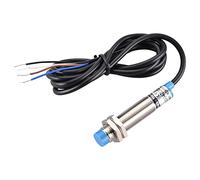 Heschen Interruttore sensore di prossimità induttivo M12, tipo non schermato, LJ12A3-4-Z/CX, rivelatore 4mm, 10-30VDC 200mA, NPN NO+NC, 4 fili