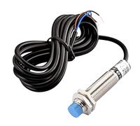 Heschen M12 Interruttore sensore di prossimità capacitivo, Tipo non schermato, LJC12A3-5-Z/BX, Rilevatore 1-5mm, 10-30VDC 200mA, NPN Normalmente aperto (NO), 3 fili