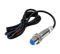 Heschen M12 Interruttore sensore di prossimità capacitivo Tipo schermato LJC12A3-2-Z/BY Rilevatore 1-2mm 10-30VDC 200mA PNP Normalmente aperto (NO) 3 fili