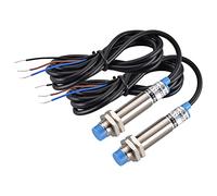 Heschen M12 Interruttore sensore di prossimità induttivo, LJ12A3-4-Z/AX, Rivelatore 4mm, 10-30VDC 200mA, NPN Normalmente chiuso (NC), Non schermato tipo, 3 fili, 2 pezzi