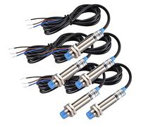 Heschen M12 Interruttore sensore di prossimità induttivo, Non schermato tipo, LJ12A3-4-Z/BX, Rivelatore 4mm, 10-30VDC 200mA, NPN Normalmente aperto(NO), 3 fili (5)