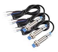 Heschen M12 Interruttore sensore di prossimità induttivo, Non schermato tipo, LJ12A3-4-Z/BX, Rivelatore 4mm, 10-30VDC 200mA, NPN Normalmente aperto(NO), 3 fili (3)