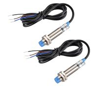 Heschen M12 Interruttore sensore di prossimità induttivo, Non schermato tipo, LJ12A3-4-Z/BX, Rivelatore 4mm, 10-30VDC 200mA, NPN Normalmente aperto(NO), 3 fili (2) Blue