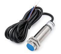 Heschen M18 Interruttore sensore di prossimità capacitivo, Tipo schermato, LJC18A3-5-J/DZ, Rivelatore 1-5mm, 90-250VAC 400mA, Normalmente Chiuso (NC), 2 fili