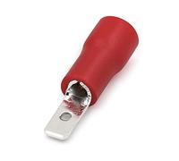Heschen maschio rapidi vinile isolato, MDD1.25-110, 2.8 x 0.5mm cavo terminale, per 0.5-1.5 mm² (22-16 AWG), Rosso, 100 pezzi