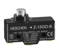 Heschen Microinterruttore Z-15GD-B Pulsante momentaneo a pressione breve SPDT 3 Terminale a vite