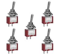 Heschen MTS-101 ON-OFF SPST 2 Pin, 2A 250V, 5A 120V, confezione da 5
