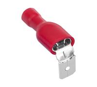 Heschen Piggyback spade Crimp terminal Connector 0.5 - 6.0 mm² (22 - 10 AWG) rosso 100 pz