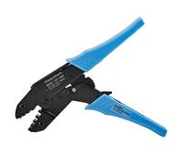 Heschen Pinza a crimpare a cricchetto, HS-16GF, terminali isolati e strumenti di crimpatura per connettori per tubi, da utilizzare per 4-16mm² (11-5 AWG), blu