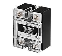 Heschen Relè a stato solido CC/CC monofase, SSR-40DD, ingresso 4-32VCC, uscita 24-220VCC, 40A 50-60Hz