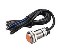 Heschen Sensore di prossimità induttivo PR18-5DP Tipo cilindrico, rilevamento 5mm, M18 rotondo, 12-24 VDC 3-fili, schermato, PNP, NO (normalmente aperto) CE