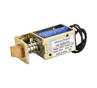 Heschen Solenoide Elettromagnete HS-S0837DL DC12V 15N 10mm Corsa Push Pull Tipo Serratura a telaio aperto
