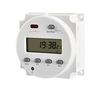 Heschen Timer elettronico digitale LCD conto alla rovescia interruttore di controllo del tempo, CN102A, DC12V 16Amp, SPST