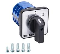 Heschen Universale Rotary Cam Selettore Interruttore di Cambio LW28-32/D303.3 660V 32A 3 Posizione 3 Fase 12 Terminali CE