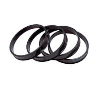 HESHUWEN Anelli di Centraggio Auto 4X Auto 66,6 mm - 57,1 mozzo Perno Ruota Centro Foro Centrale Anello hubcentric