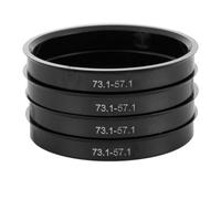 HESHUWEN Anelli di Centraggio Auto Anelli con Perno Centrale distanziatore for Ruota da 4 Pezzi, 73,1 mm a 57, Anello centrico for mozzo
