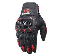 HESHUWEN Guanti Moto Guanti da moto corsa traspiranti con dita intere Protezione for lo sport all'aria aperta cross Dirt Bike Moto(P,L)