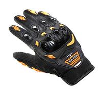 HESHUWEN Guanti Moto Guanti da moto corsa traspiranti con dita intere Protezione for lo sport all'aria aperta cross Dirt Bike Moto(W,XXL)